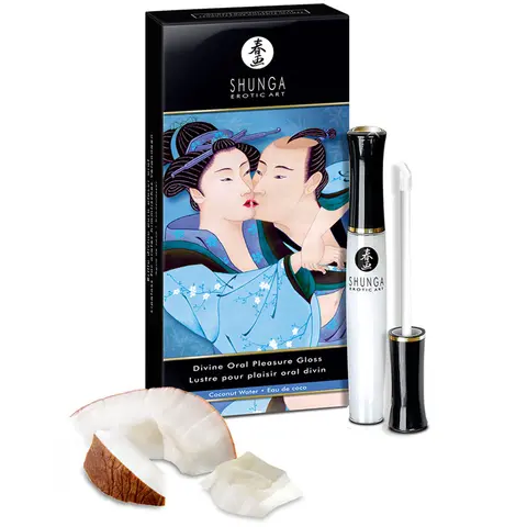 Shunga Divine Oral Pleasure Gloss Coconut Water