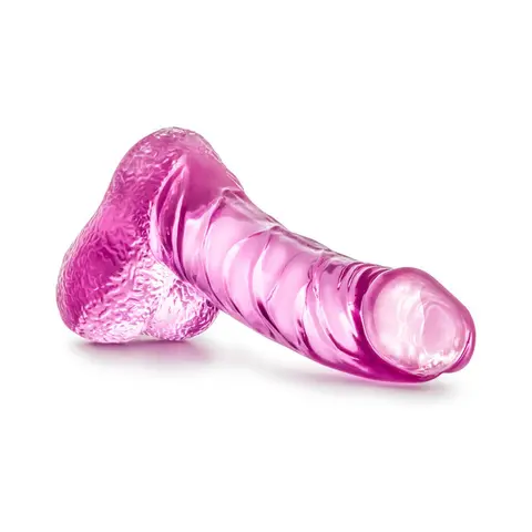 Naturally Yours Ding Dong Realistic 5.5 in. Dildo with Balls in Pink