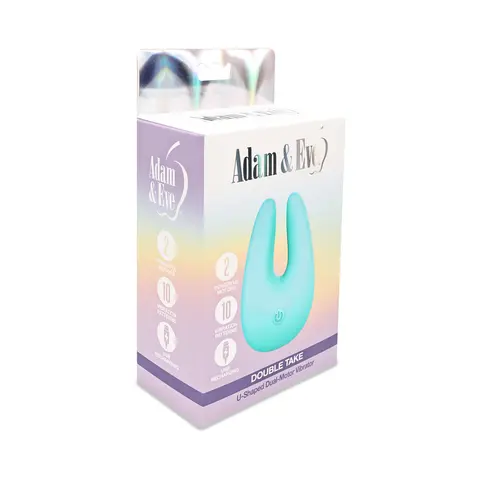 Adam & Eve Double Take U-Shaped Dual-Motor Vibrator