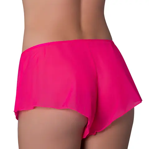 Magic Silk Pink Kink Flowy Boy Short Pink Glow S/M