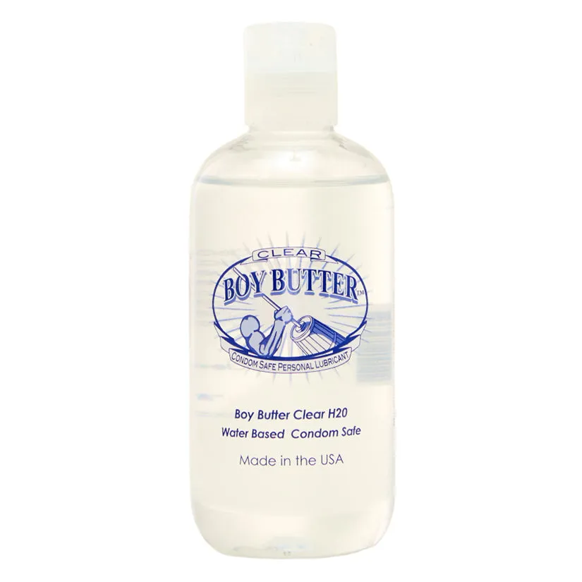 Boy Butter Clear Bottle 8 oz.