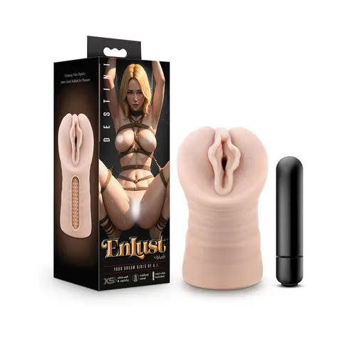 EnLust Destini Vibrating Stroker Beige