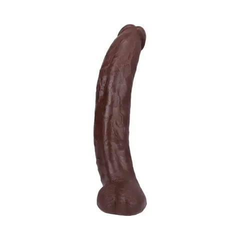 Signature Cocks Brickzilla ULTRASKYN Cock with Removable Vac-U-Lock Suction Cup 13in Chocolate