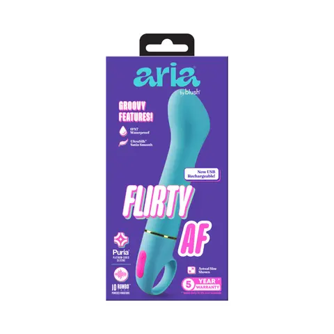 Aria Flirty AF 2.0 Rechargeable Vibe Teal