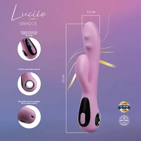 Camtoyz Rabbit Vibrator USB-C Charging Lucile