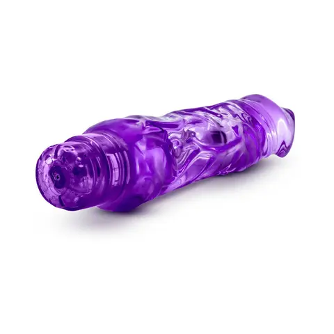 Naturally Yours Wild Ride Realistic 9 in. Vibrating Dildo in Purple