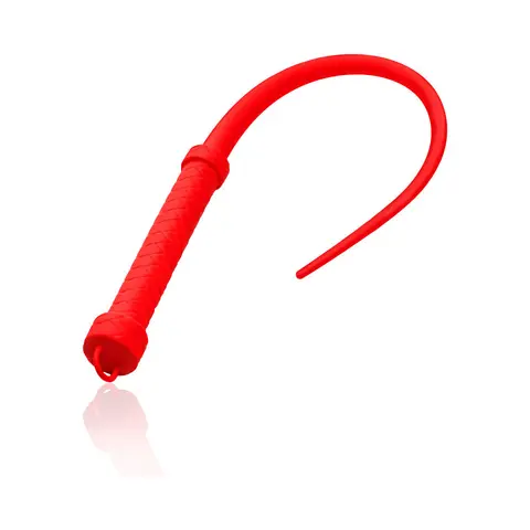 Master Series Viper Tail Silicone Whip in Red