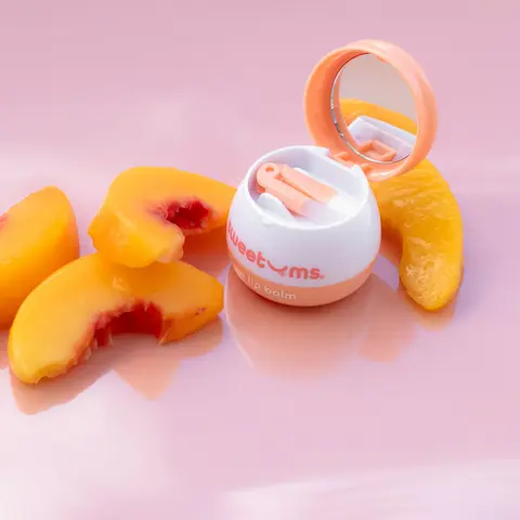 Sweetums Flavored Lip Balm in Peach