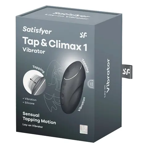 Satisfyer Tap and Climax 1 in Grey
