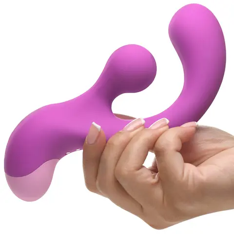 BANG! Gyro Rabbit Silicone Vibrator in Purple