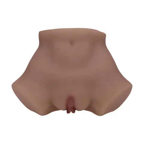 Xkin Bodyforms Eve Rhodes Dual Entry Vibrating Masturbator Brown