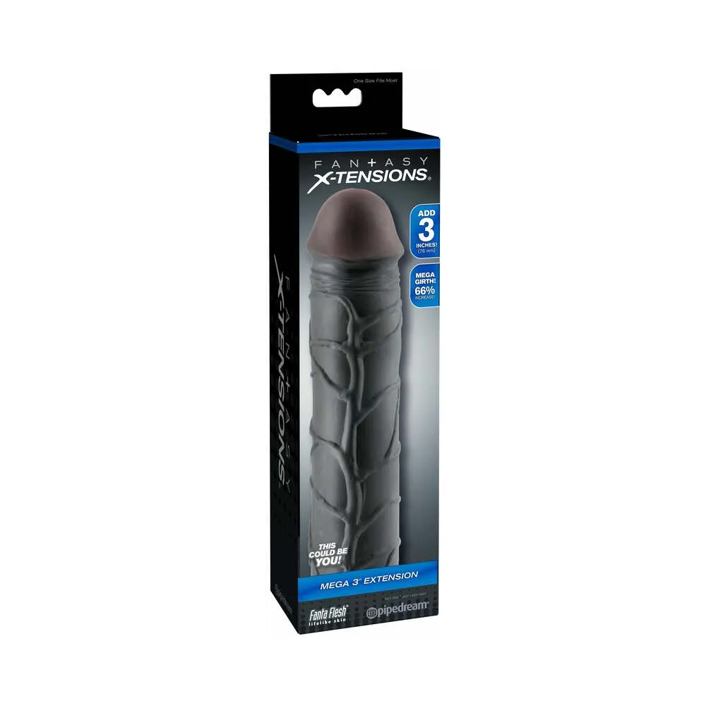 Fantasy X-tensions Mega 3 in. Extension Black