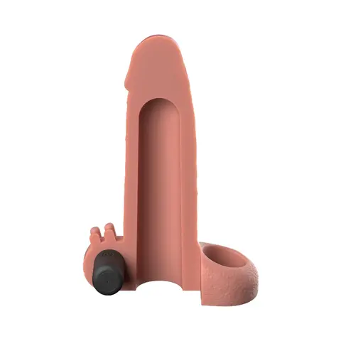 Fantasy X-Tensions Vibrating Real Feel Extension 2 in. in Light