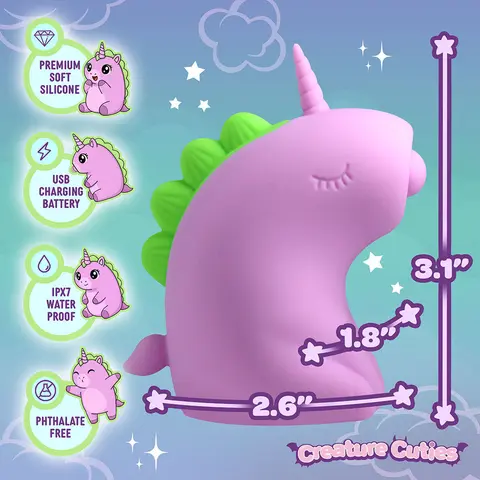 Creature Cuties Tappyhorn Tapping Silicone Stimulator