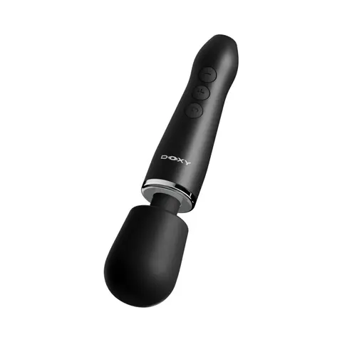 Doxy Go Travel-Sized Wand Massager in Black