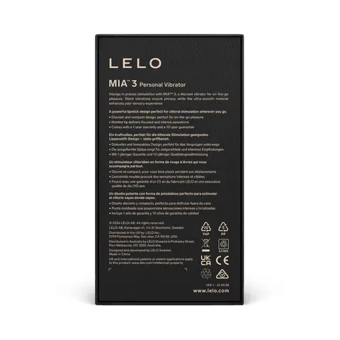 LELO MIA 3 Personal Vibrator in Purple