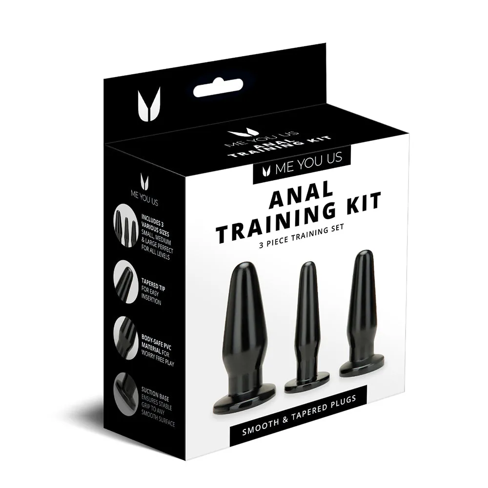 Me You Us Anal Training Kit 3-Piece Plug Set