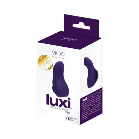 VeDO Luxi Rechargeable Clitoral Finger Vibe in Purple