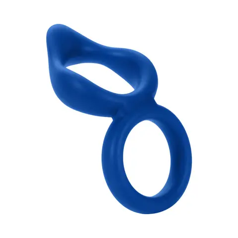Forto F-88 Liquid Silicone Cock & Ball Ring in Blue