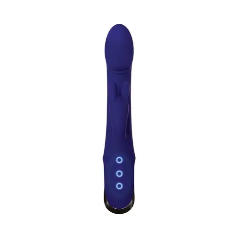 Evolved Bunny Buddy Rechargeable Silicone Rabbit Vibrator Blue