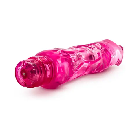 Naturally Yours Wild Ride Realistic 9 in. Vibrating Dildo in Pink