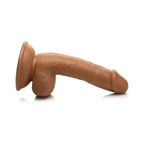 Jock Soccer Sam 7 in. Dildo with Balls Dark