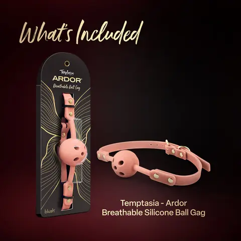 Temptasia Ardor Ball Gag in Pink