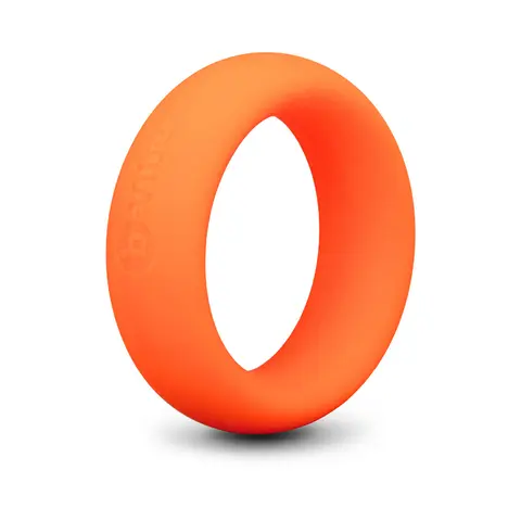 b-Vibe Snug Ring 40mm Snug Fit Silicone C-Ring in Orange
