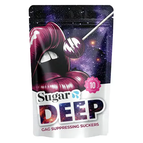 Sugar Splash Deep Gag Suppressing Suckers 10-Pack