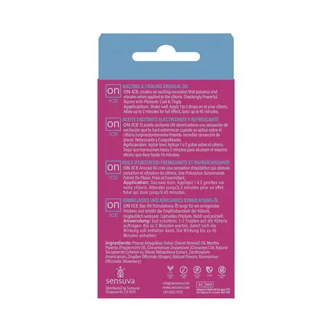 Sensuva ON Ice Arousal Oil 5 ml