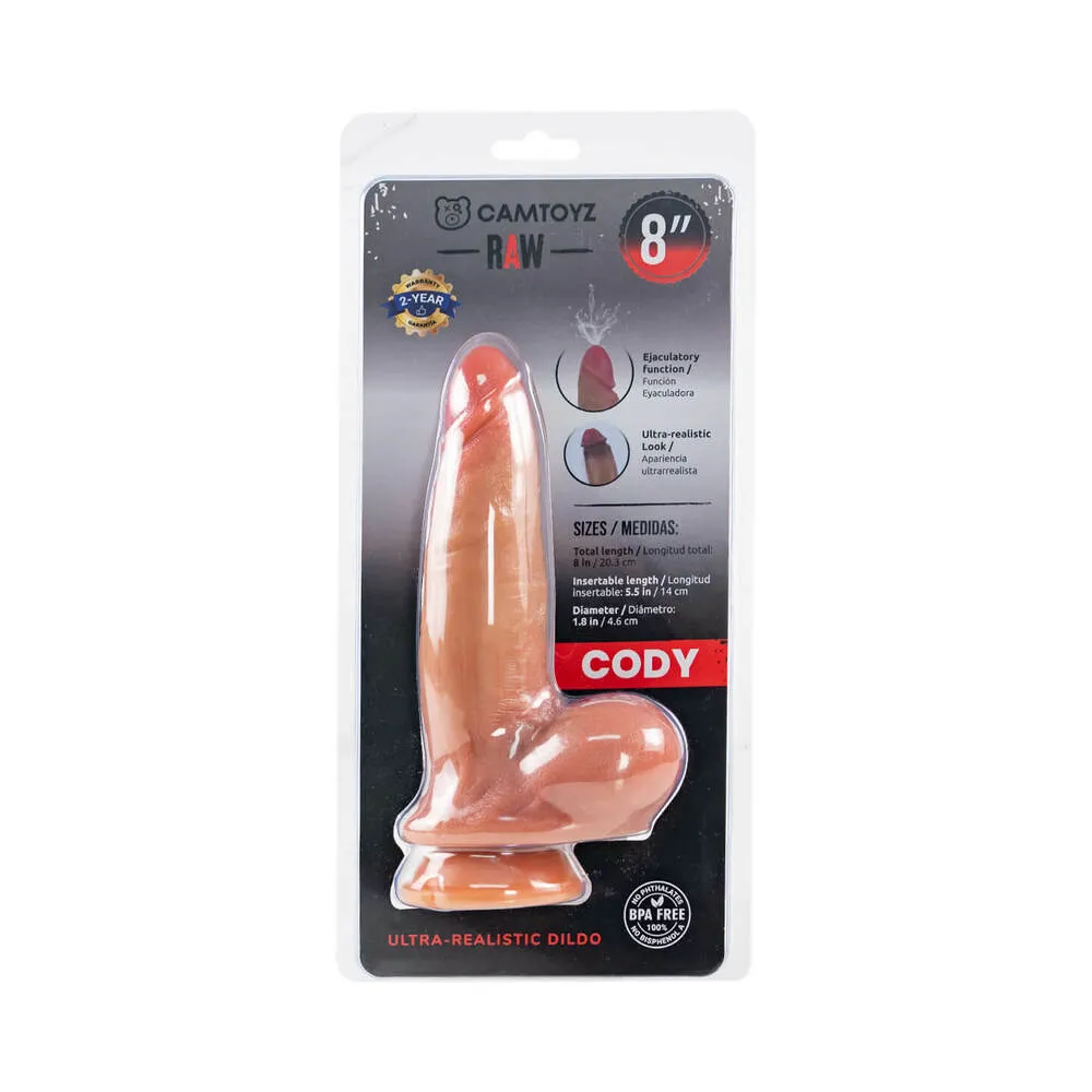 Camtoyz Ultra Realistic Squirting Dildo Cody