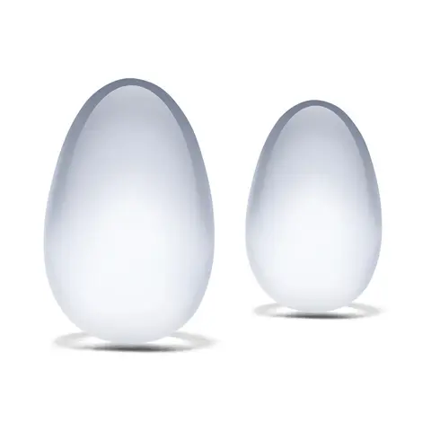 Glas 2-Piece Glass Yoni Egg Set