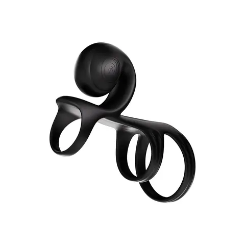 SVibe Snail JOVI Arc Couples Ring Noir Haze