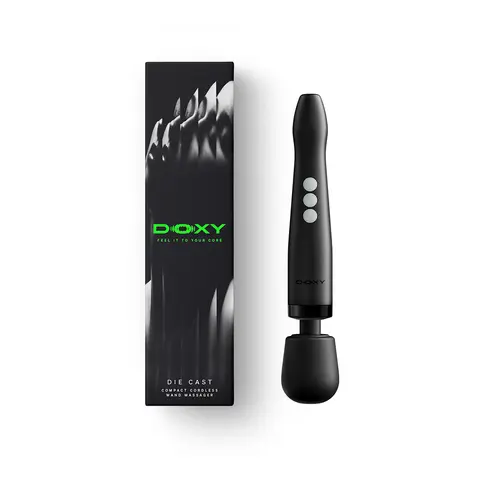 Doxy Die Cast Compact Cordless Wand in Black