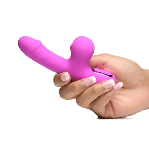 BANG! Mini Suction Rabbit Vibrator in Purple