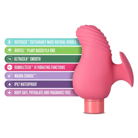 Gaia Eco Love Bullet Vibrator and Sleeve Coral