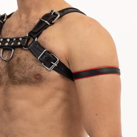 Prowler RED Bicep Band Black/Red