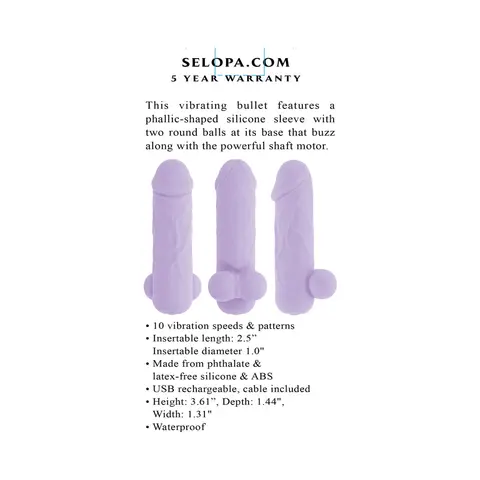 Selopa Ballsy Bullet Purple