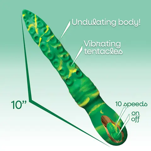 AlienNation Nessie Silicone Thrusting Squirming Tentacle Vibrator
