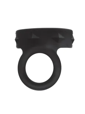 silicone duo snap cock & ball ring