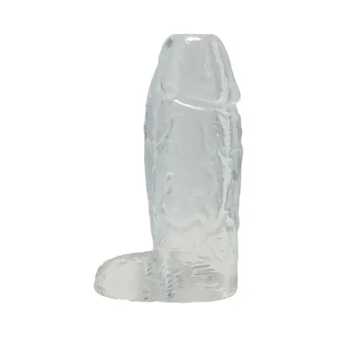 TitanMen Cock Sleeve with Ball Strap 6 in. Clear