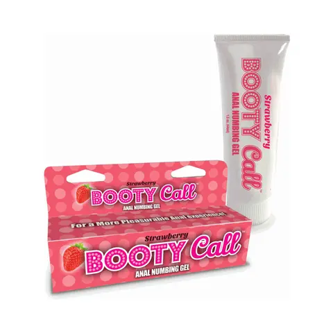 Booty Call Anal Numbing Gel Strawberry 1.5 oz.