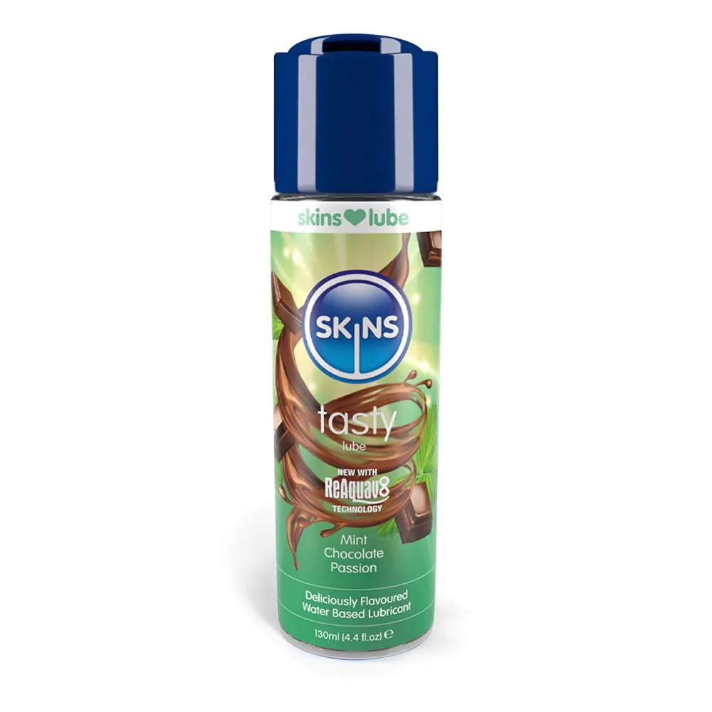 Skins Mint Chocolate Water-Based Lubricant 4.4 oz.
