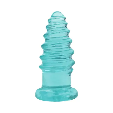 Crystal Jellies Anal Twist 5 in. in Teal