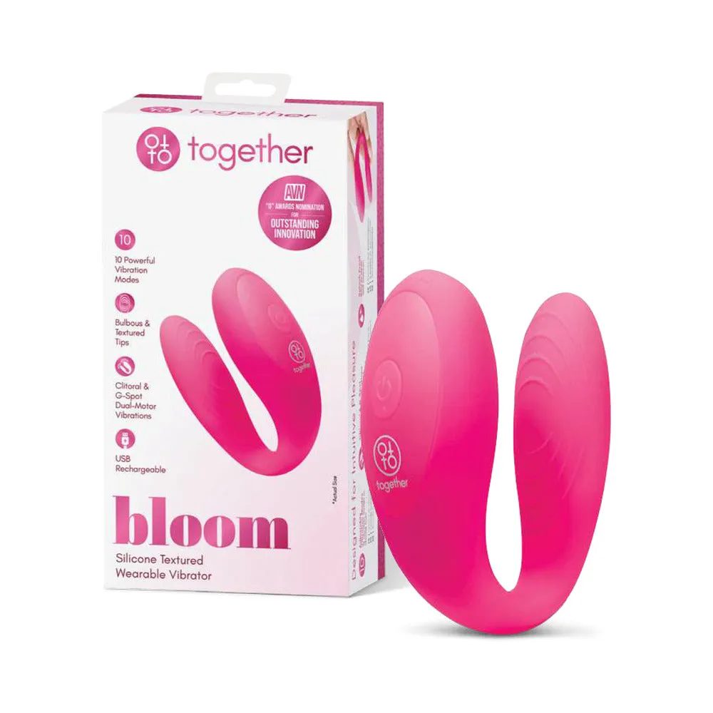Together Bloom Silicone Textured Wearable Vibrator