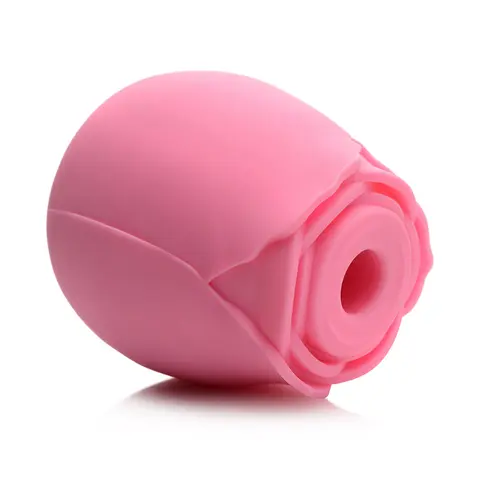 Bloomgasm 10X Wild Rose Silicone Suction Clit Stimulator in Pink