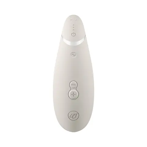 Womanizer Premium 2 Rechargeable Silicone Luxurious Pleasure Air Clitoral Stimulator in Gray