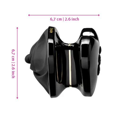 Mystim Heart's Desire eStim Lay On Vibrator Black