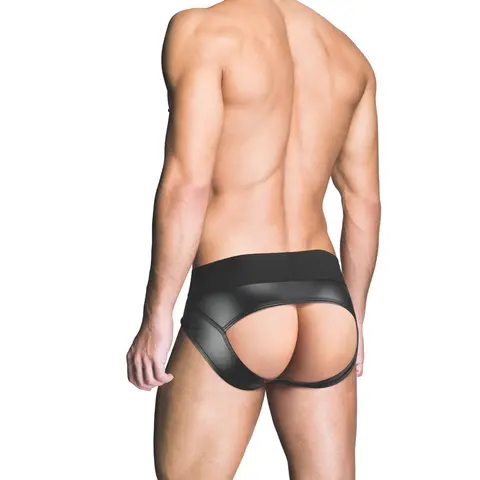 Prowler RED Wetlook Assless Brief Black 2XL