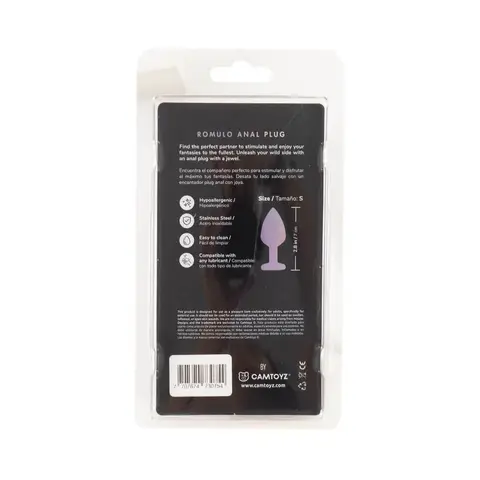 Camtoyz Silver Anal Plug Romulo